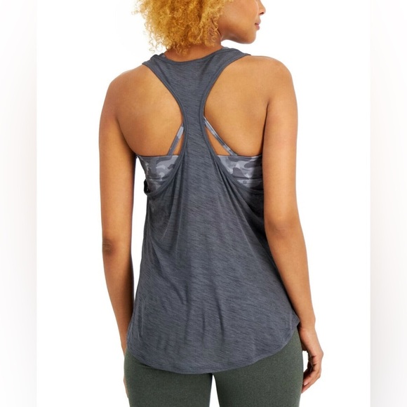 Ideology Camo Bra Tank Top - Picture 3 of 5